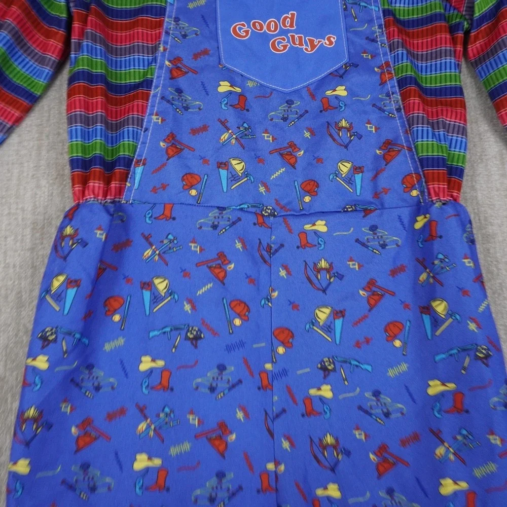 Chucky Costume Girls Size Large 12-14 Child's Play Halloween Costume Good Guys